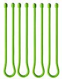 EliteTechGear Twist Ties For Organizing Your Gear 4-Pack 12 Inch (Green)