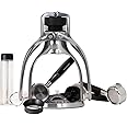 ROK EspressoGC Manual Espresso Maker Set - Portable Hand Powered Espresso Machine with Stainless Steel Portafilter, Ideal for Quick Coffee, Travel, Camping, and Home Use - Explorer Edition
