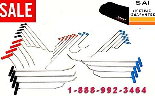 PAINTLESS DENT REMOVAL REPAIR PDR TOOLSET 31 Pcs-w-PDR-Travel-Bag SALE PAINTLESS DENT REMOVAL REPAIR PDR TOOL SET