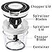 Vegetable Chopper & Vegetable Slicer - Hand-Powered Food Chopper With Spiralizer Food Slicer Attachment - Perfect Onion Chopper Addition To Your Kitchen Gadgets – 870 mL Food Processor Bowl