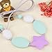 Megoday Designer Chew Beads Teething Gum Pain Relief Necklace for Babies,Women Wear,Baby Teether Neckless Link,100% Silcone BPA Free,Stylish & Natural & Safe,Handmade Jewelry