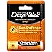 ChapStick Sun Defense SPF Lip Balm Tube, Lip Moisturizer and Skin Protectant - 0.15 Oz (Blister Pack)