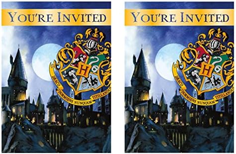 Harry Potter Invitations (8 Count) - 2 Pack