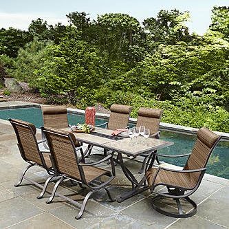 Ty Pennington Style Palmetto 7pc Patio Dining Set Amazon Co Uk Garden Outdoors
