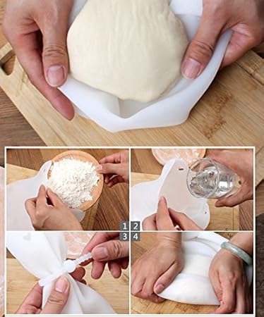 Gwill - Bolsa de Silicona para amasar la Masa – Versátil Mezclador ...