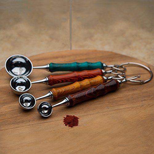 Penn State Industries PKMSPN Measuring Spoon Set Kit Woodturning Project (5pack) - Thumbnail 4