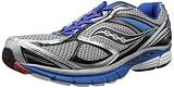 Saucony Men's Guide 7 Running Shoe,Silver/Blue/Black,11 M US