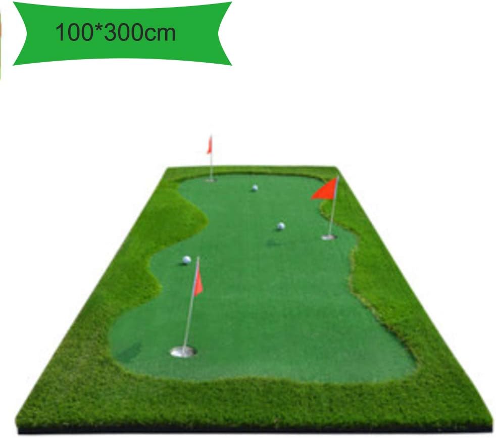 Mini Golf Putting Green Mat,Portable Putting Mat with 6 Balls,Professional Golf Training Mat for Indoor Or Outdoor…