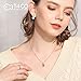 T400 Sterling Silver Heart Necklace I Love You Inspirational Pendant Jewelry Gift for Women