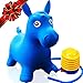 Premium Inflatable Horse Hopper – Best Animal Bouncer Ride-On Toy for Kids, Boys, Girls and Children 2, 3, 4, 5. Play Hopping Toys. Free Foot Pump + Gift Box