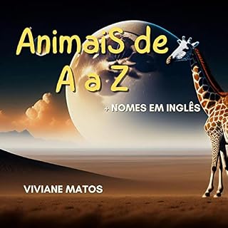 Livro Animais de A a Z + nomes em inglês