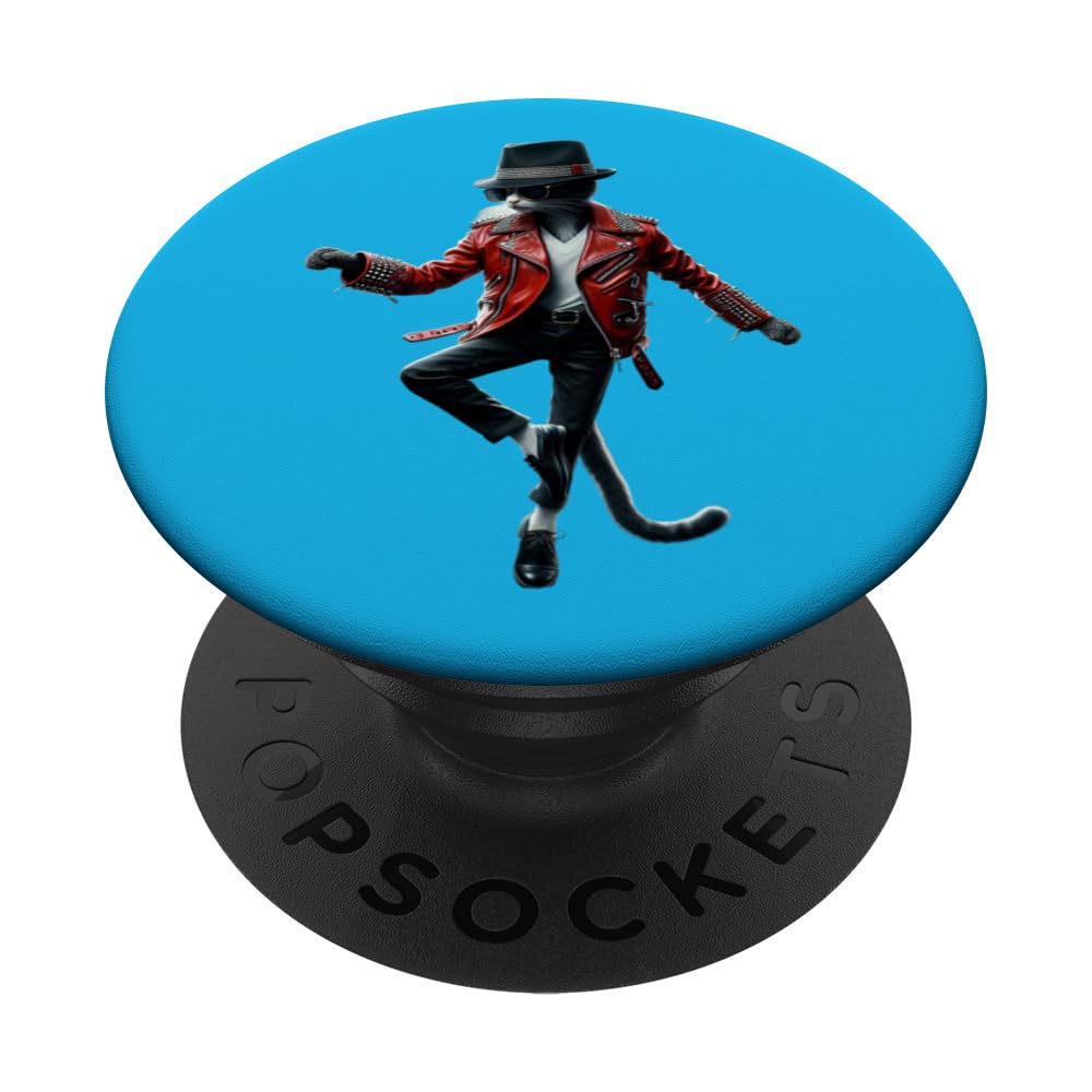 Pop Dancing Cat: The Icon of Rock Music and Pop Culture PopSockets Swappable PopGrip