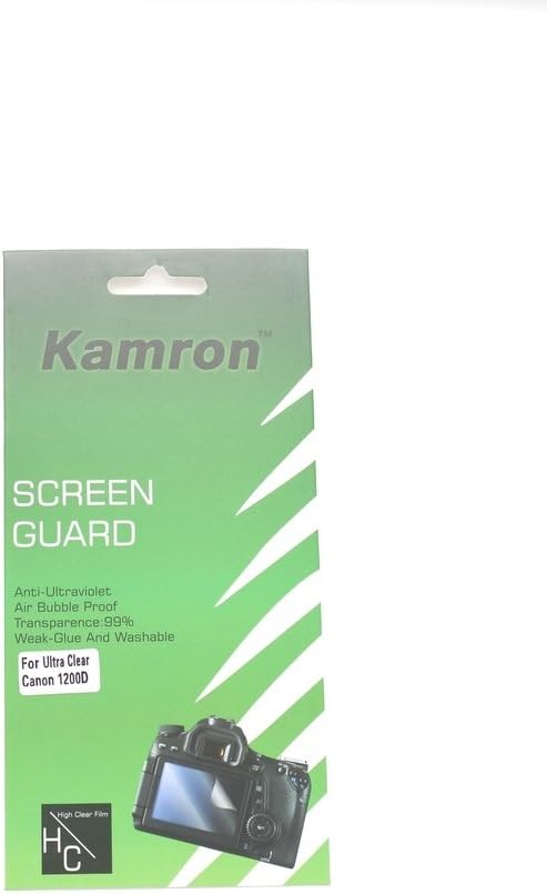 kamron scratchgard anti-ultraviolet screen protector for canon eos 1200d / 1300d / 1500d (Transparent)