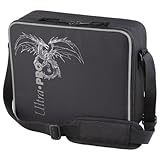 Ultra Pro Deluxe Gaming Case with Black Dragon and Silver Trim
