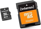Intenso 3413470 Class 10 Micro SD Card 32GB U1 w/ Adapter Full HD Video