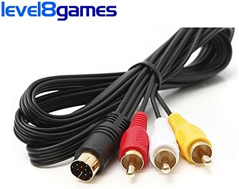 6FT AV Audio/Video Composite Cable for Sega Saturn