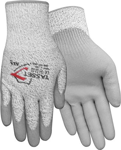 Red Steer 506 Black/White XL Polyurethane Cut-Resistant Gloves - ANSI 3 Cut Resistance - Uncoated - Seamless Knit - 506-XL [PRICE is per PAIR]