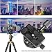 Neewer Panoramic Tripod Head, 360 Degree Bottom Rotation Aluminum Alloy Pan Head with Panorama Scale and QR Plate, Bubble Level for Tripod Monopod Slider DSLR Cameras, Max Load Up to 10 Kilograms