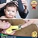 SAMRO Baby Nail Clippers Set Safety Versatile Unisex Grooming Nursery & Healthcare Kit Manicure for Babies,Infants,Toddlers Shower Gift (Yellow)