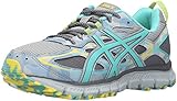 ASICS Women's Gel-Scram 3 Trail Runner, Mid Grey/Turquoise/Aluminum, 7.5 M US