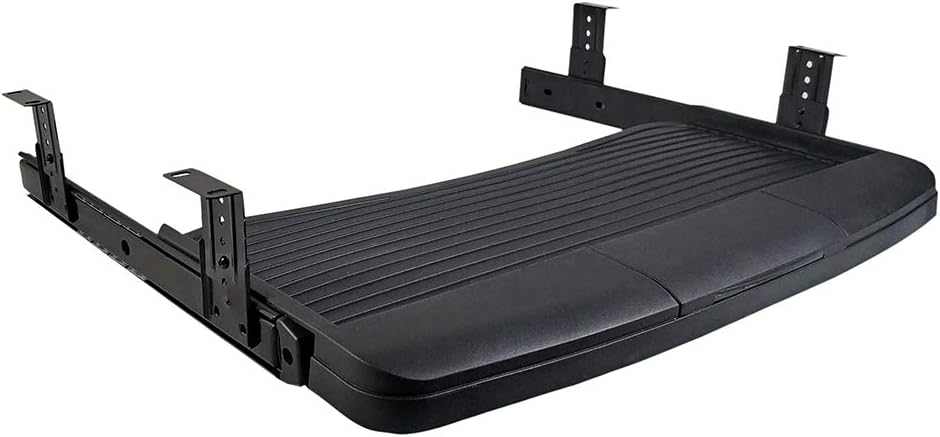 FRMSAET Office Supplies Holder Furniture Accessories Computer Keyboard Drawer Organizer Underdesk Multipurpose Tray with Adjustable Height Brackets-Used to Store Your Tools, Pencil, Eraser(Small, Black) : Office Products