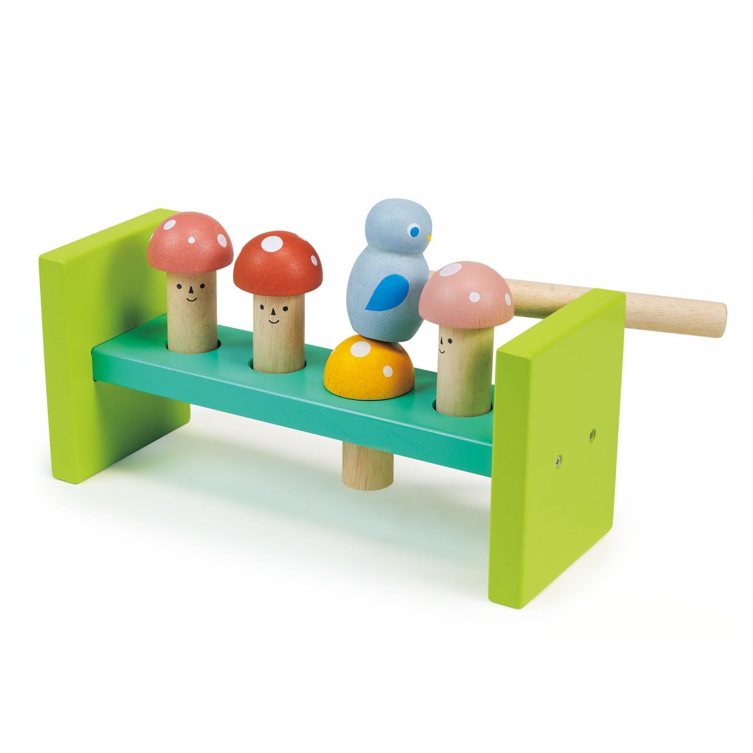 Mentari Toys Early Years Collection: Fun Learning Toys for Kids (MT7310, Woodland Hammer, MT7310)
