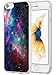 Hungo 6S Case,Soft TPU Silicone Protective Cover Shell Compatible with iPhone 6 Colorful Dreamlike Fantastic Galaxy View