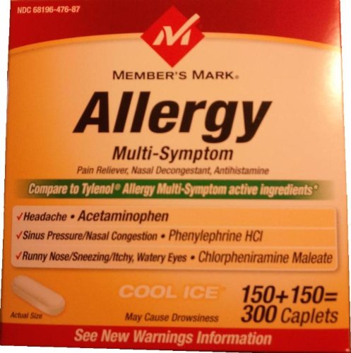 Member's Mark - Allergy Multi-Symptom, 300 Caplets