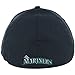 New Era MLB Seattle Mariners Team Classic Game 39Thirty Stretch Fit Cap, Blue, Large/X-Large