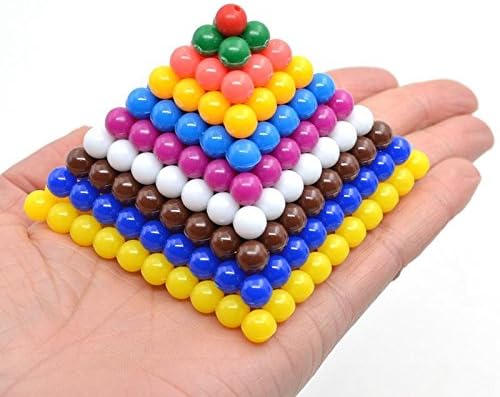 Square Number Teaching Pyramid Toys, Montessori Materials Mathematics Teaching, 1-10 Beads Sheet