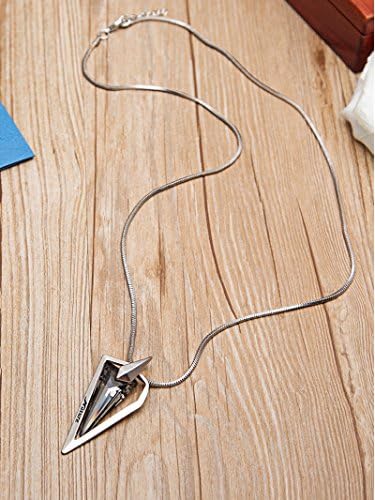 Crystal Necklace With Triangle Cone Pendant