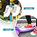 LONLAM [Upgrade] No Tie Shoelaces (Round Stretch Strings) Silicone Elastic Bungee Rubber Laceless Lazy Tieless Shoe Laces for Adults Kids Toddlers, Sneakers Athletic Running Boot Dress Shoes (Brown)