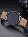 Mens Analog Quartz Watch,POTO Leather Band On Clearance Retro Alloy Dress Wrist Watch Gift Watches with Box RY-362 (Brown+gray)
