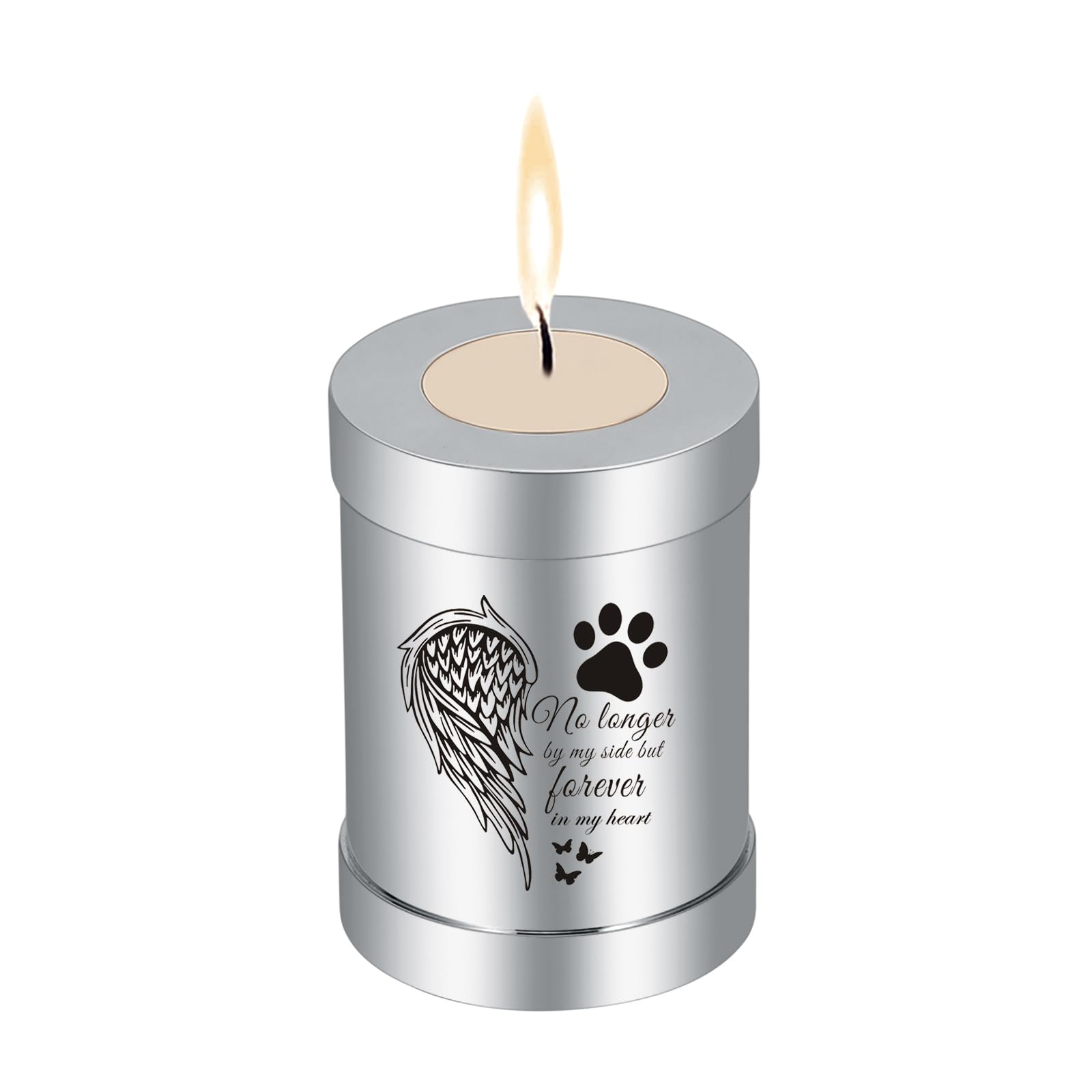 Small Urn for Human Ashes Cremation Ashes Storage Keepsake Candle Holder Funeral Memorial Ash Holder for Adult Male Dog Urn Cat Urn