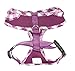 Checkered Frills Fashion Puppy Harness for Pets Dog & Cat, Purple Medium