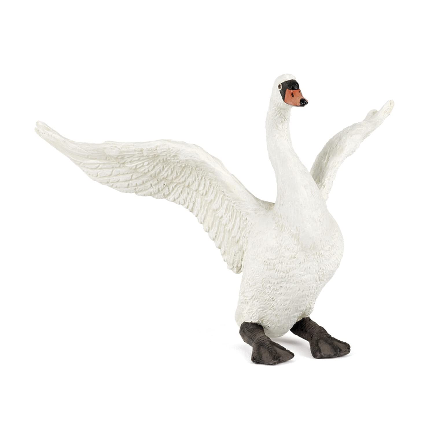 Papo - Realistic White Swan Figure - Ages 3+ - Wild Life Collection - Educational Play Water Birds - Gift Idea Toy for Girls and Boys