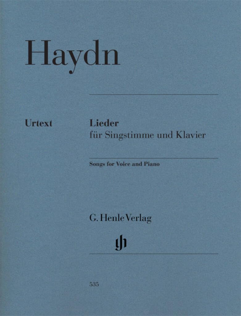 Songs for Voice and Piano - voice and piano - (HN 535)
