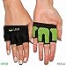 The Gripper Glove | Fit Four Callus Guard Fitness Gloves for WODs, Weightlifting & Cross Training Athletes - Enhanced Silicone Grip Palm (Green, Small)