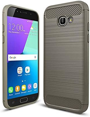 Samsung Galaxy A5 2017 Case,Ultra-thin TPU Cases Defender Soft Cover with Carbon Fiber Design for Samsung Galaxy A5 2017 (Gray)