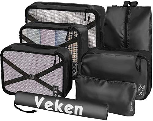 veken 6 set packing cubes