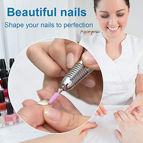 Bulex 7pcs Nail Drill Bits for Acrylic Nails, Professional Tungsten Carbide 3/32 Little Nail Drill Bit Set for Gel Nails Cuticles - Thumbnail 6