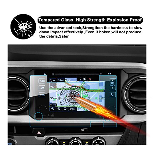 RUIYA-2016-2017-2018-Toyota-Tacoma-In-Dash-Screen-Protector-HD-Clear-Tempered-Glass-Car-Navigation-Screen-Protective-Film