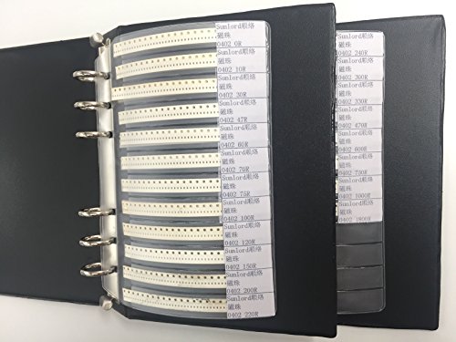 OneBelief [0402] Chip Bead Inductor / Transformer 20 Value x 50 Pcs Assorted Folder [1000 Pcs]
