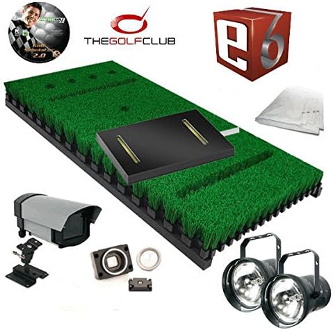 PROTEE Base Pack Two Golf Simulator with Putting Sensor TGC and TruGolf E6 software package