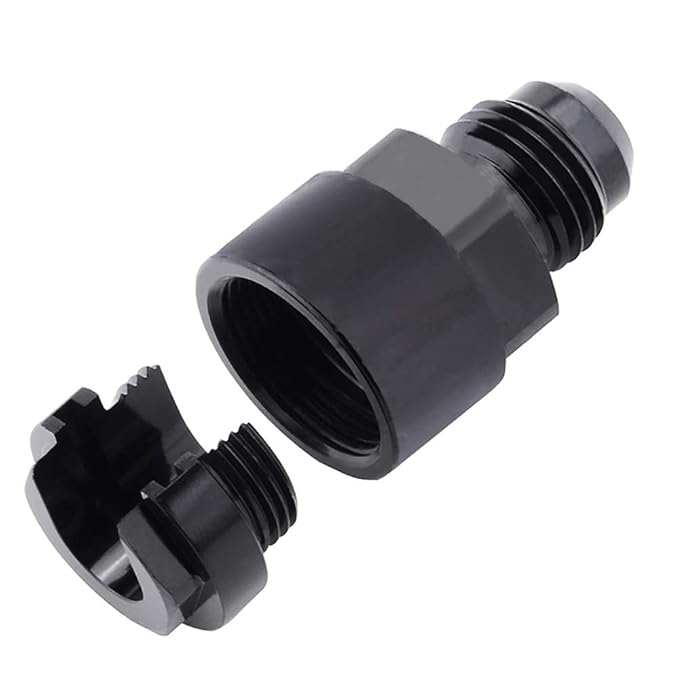 EVIL ENERGY Fuel Rail Line Hard Tube Fittings 6AN Male Flare To 3/8"SAE