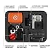 CamKix Carrying Case compatible with Gopro Hero 4, Black, Silver, Hero+ LCD, 3+, 3, 2 and Accessories – Ideal for Travel or Home Storage – Complete Protection for Your GoPro Camera – Cleaning Cloth