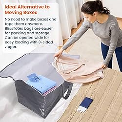 BlissTotes Large Moving Boxes and with Zippers