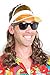 Mullet On The Go - The Kook Mullet Wig Visor, One Size