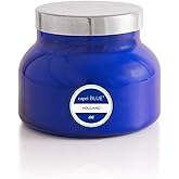 Capri Blue Volcano Scented Candles - Luxury Glass Jar Candles for Home Scented with Tropical Fruit & Sugared Citrus - Soy Wax Blend - Blue Color (19 oz)