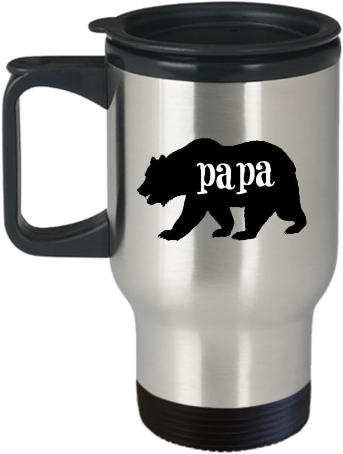 papa bear travel mug